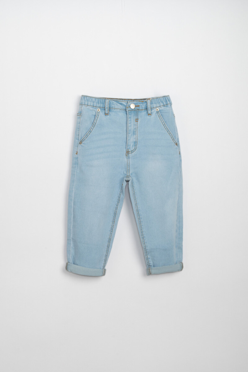 Pantalón jean - Azul Claro 