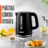 Jarra Electrica Marvo 1.7 Litros Corte Automatico Hervidor Variante Color Negro
