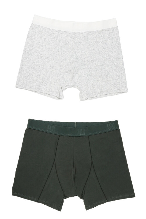 Pack x2 Boxer Liso GR/VE