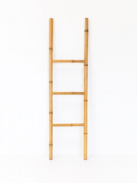 ESCALERA BAMBU NATURAL