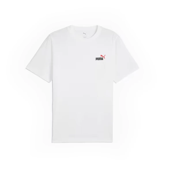 ESS 2 COLOR SMALL LOGO TEE - PUMA BLANCO