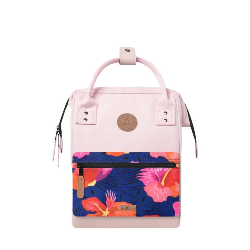 Mochilas - Cabaia - Cabaia Mochila HANOI M 23L de Mujer - CABA-OXFREC-HA02 Rosado-floral