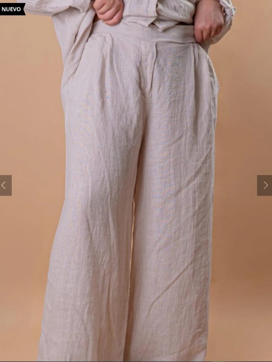 Palazo 100% lino Negro