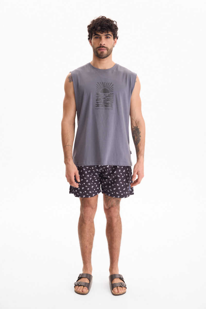Remera Sunrise Gris