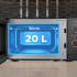 Microondas Inverter Midea Mmop01mz-mmpfbk 20l MICROONDAS MIDEA 20L MANUAL MMPFBK NEGRO