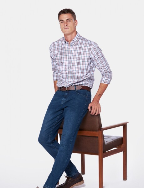 PANTALÓN DE JEAN SKINNY Azul oscuro