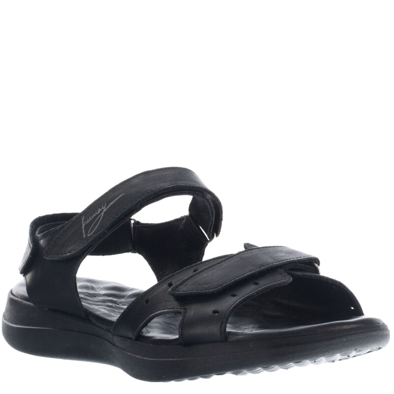Sandalias de Mujer Freeway Casual c/Velcro Negro