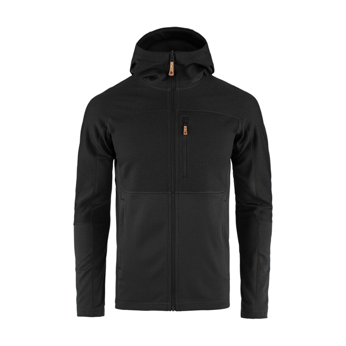Casaca Fjallraven Abisko Trail Fleece Hombre - Black 