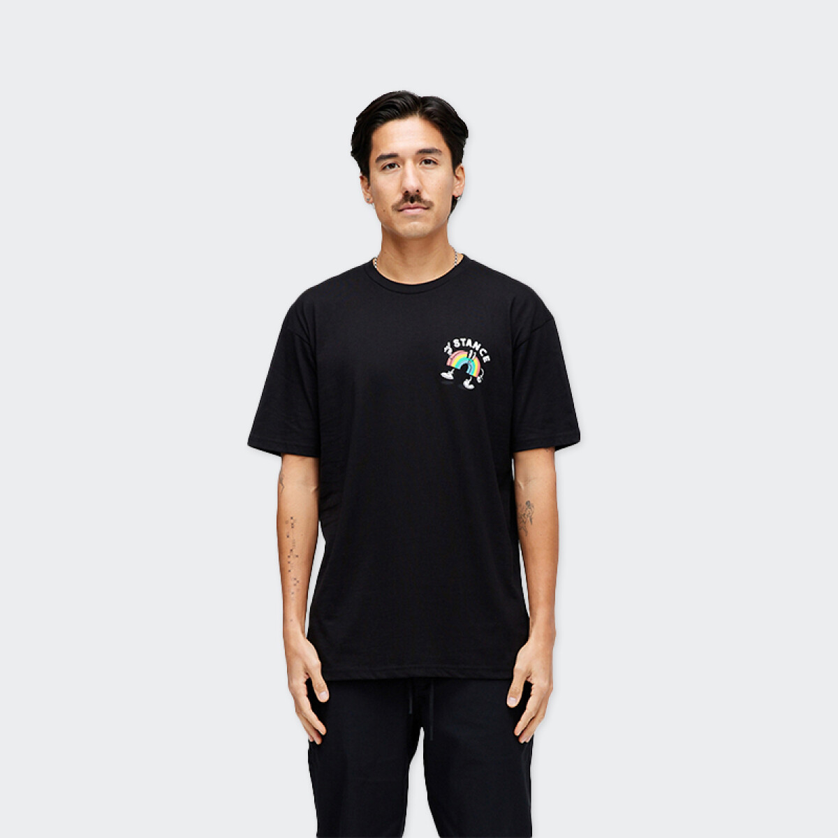 Remera Stance Coin Flip - Negro 