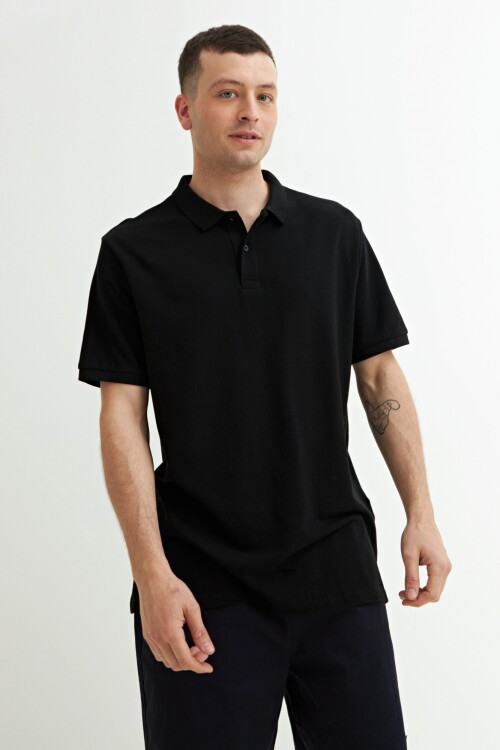 Remera Polo NEGRO
