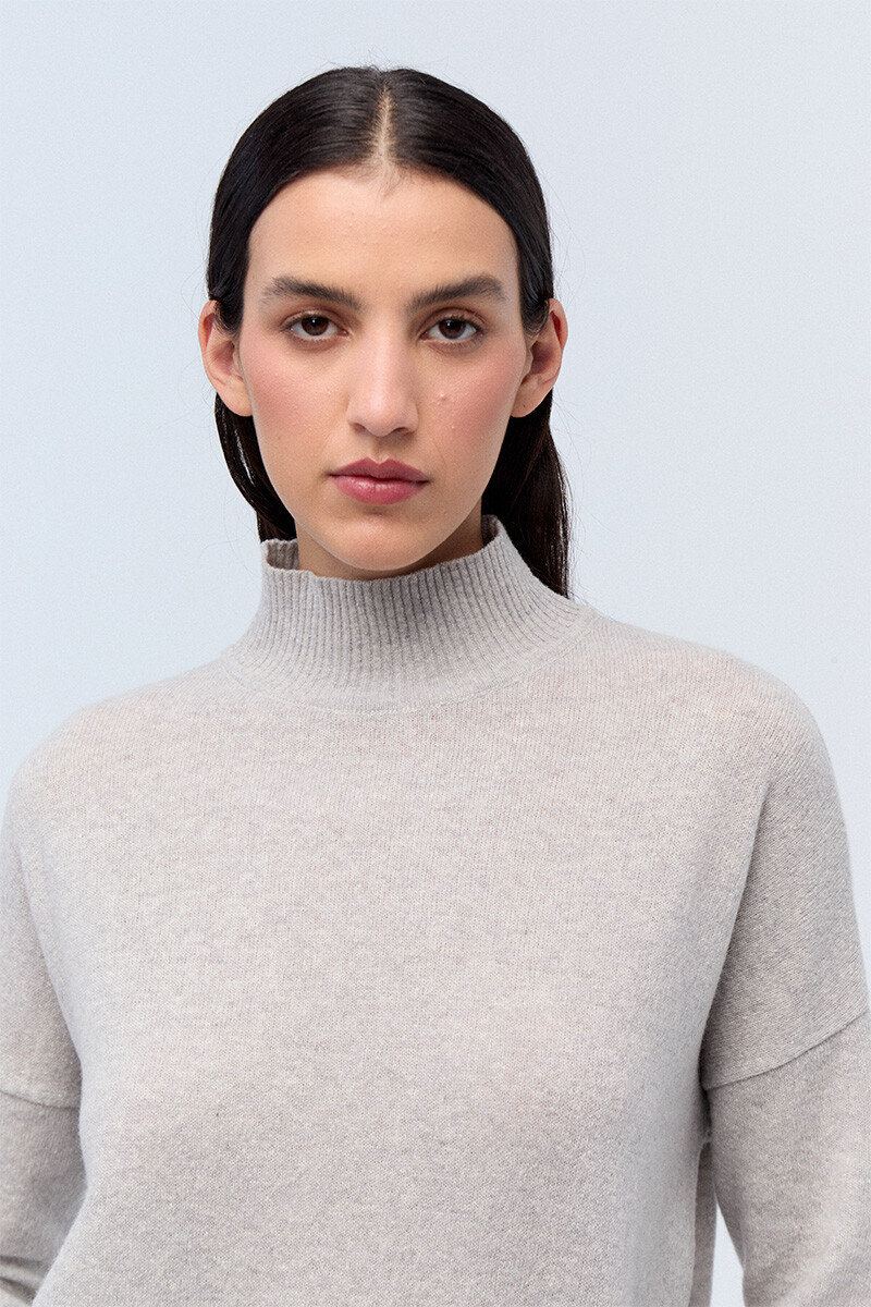 Polera Nimes Gris Claro