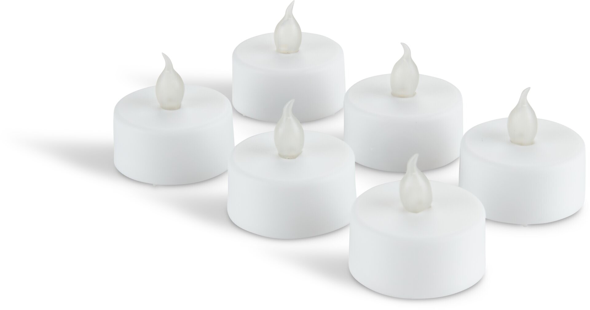 Vela LED MORGAN temporizador 6 uds - Blanco 
