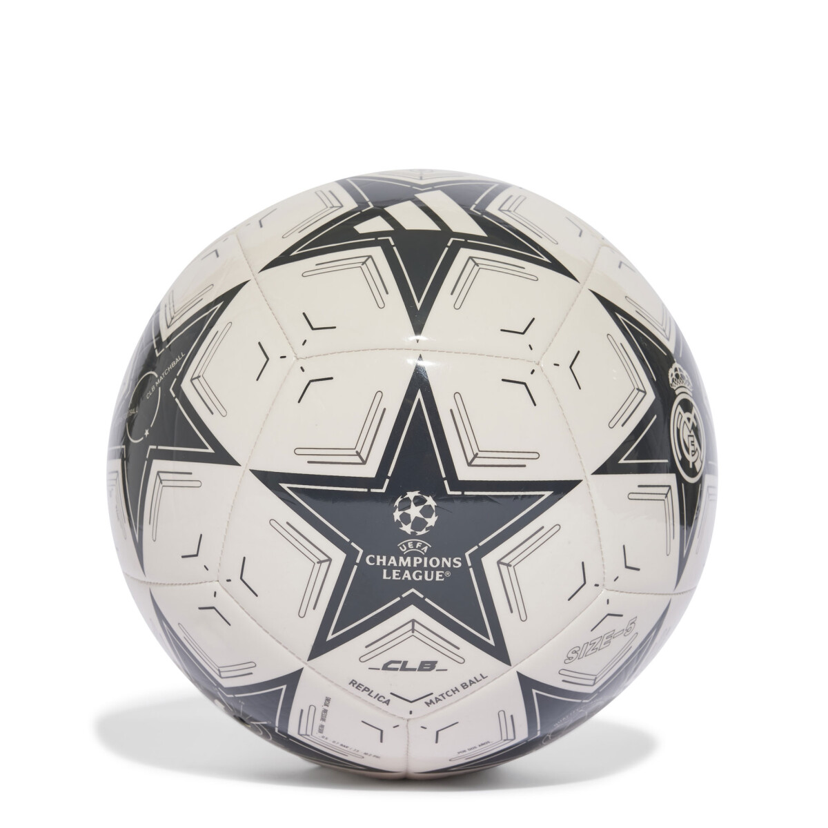 Pelota Adidas UCL Real Madrid 24/25 - Beige - Negro 