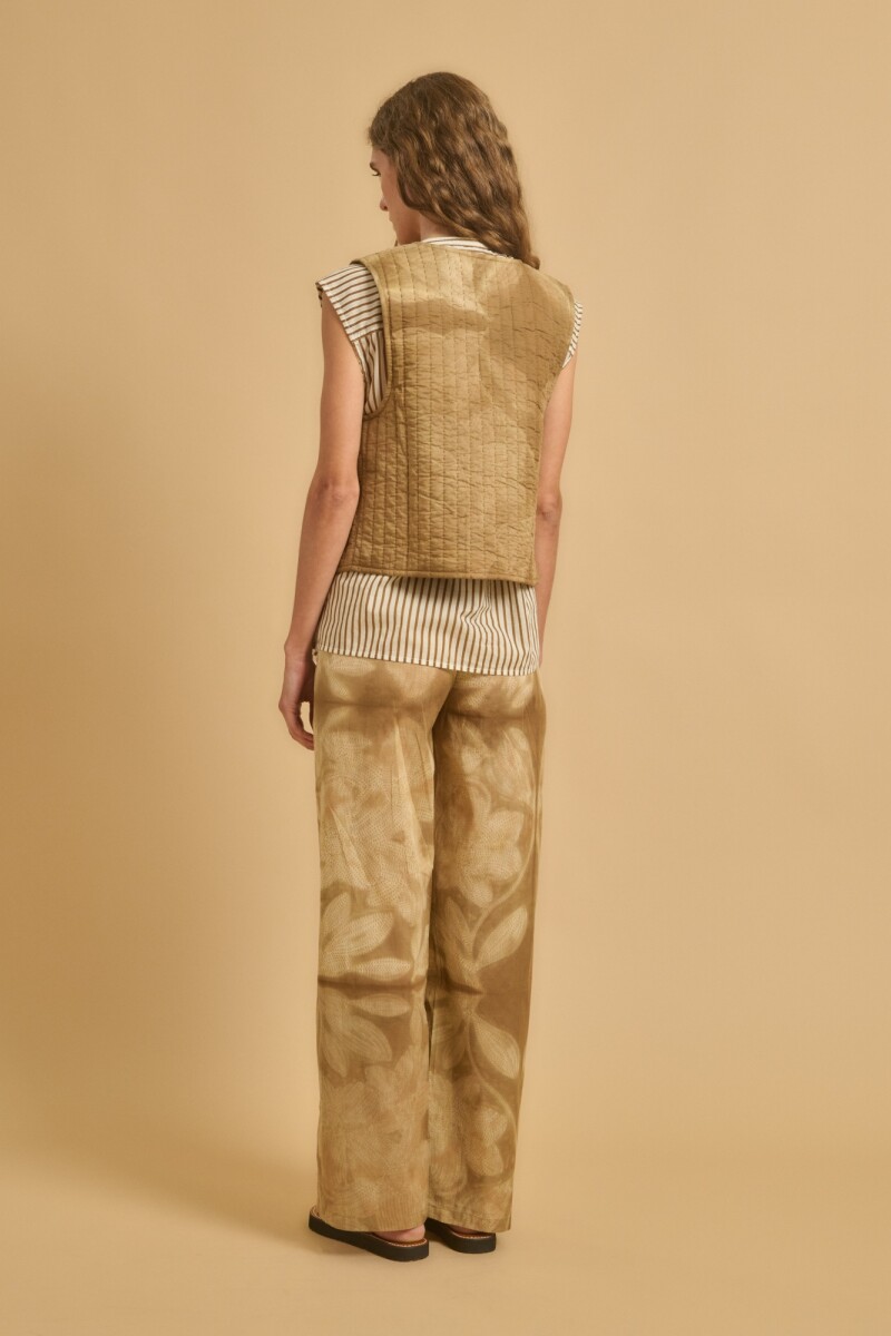 CHALECO GISO Camel