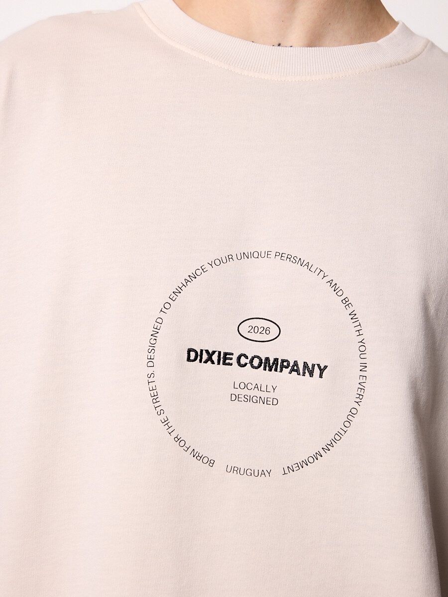 T-SHIRT M/C GURRO DIXIE Gris Claro
