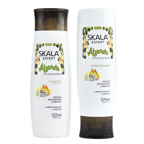 Pack Skala shampoo 325 ml + acondicionador 325 ml bomba vitaminas aguacate Pack Skala shampoo 325 ml + acondicionador 325 ml bomba vitaminas aguacate