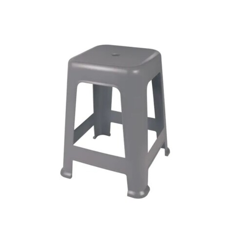 BANQUETA PLASTICA GRIS MOR Banqueta Plastica Gris Mor