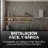 Pack x3 Placa PVC Símil Mármol 2,44x1,22m 3mm Resistente Mármol Gris
