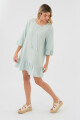 Vestido playero linen Calm blue