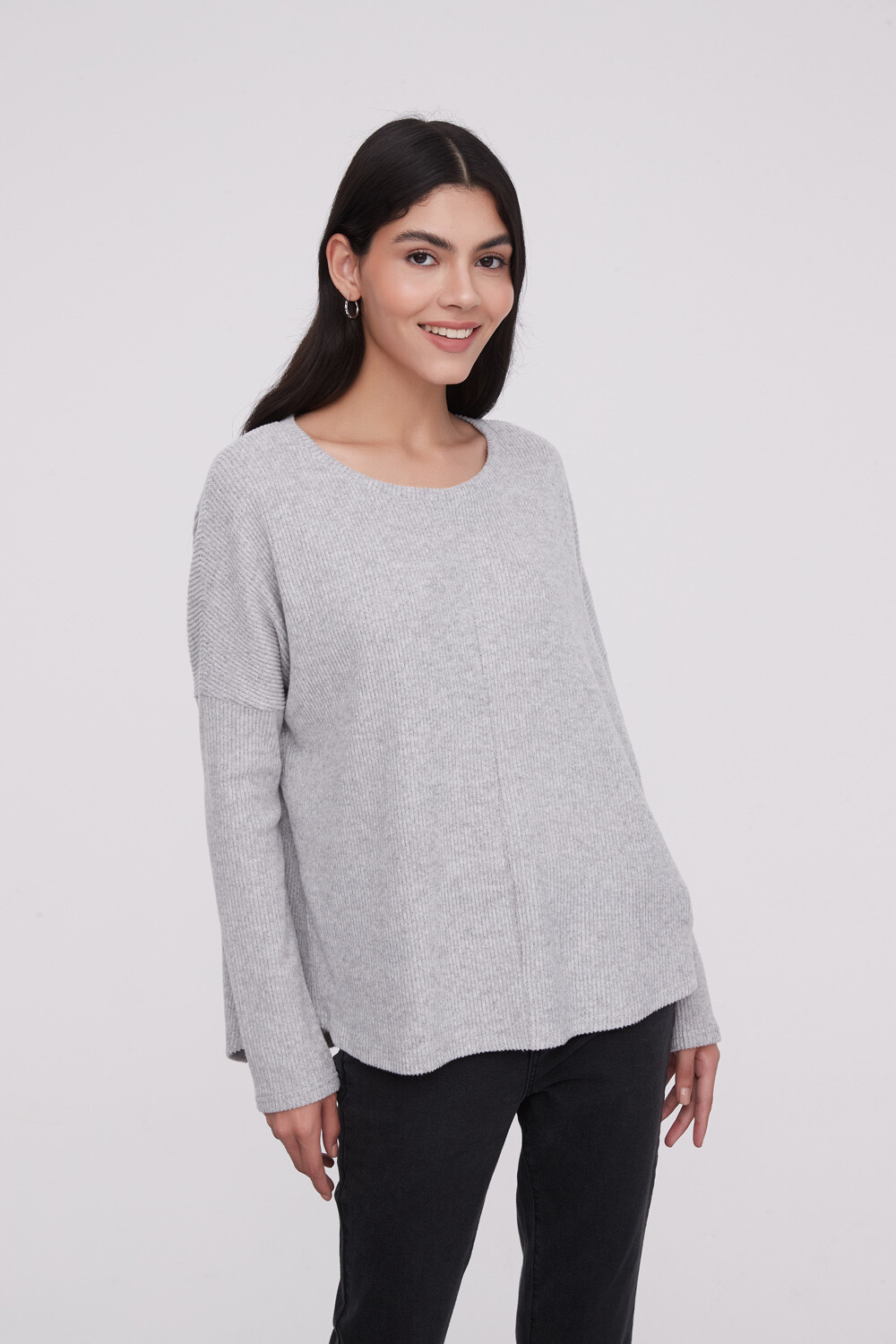 Sweater Nito Gris Melange