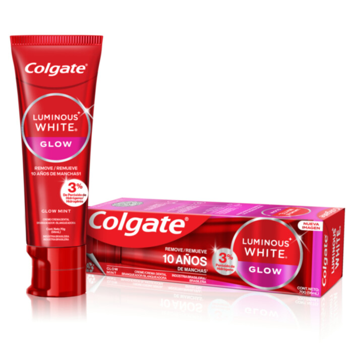 COLGATE CR.LUMINOUS WHITE GLOW 70 GR única