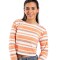 MICOMIC REMERA GIRL STRIPWHSAL