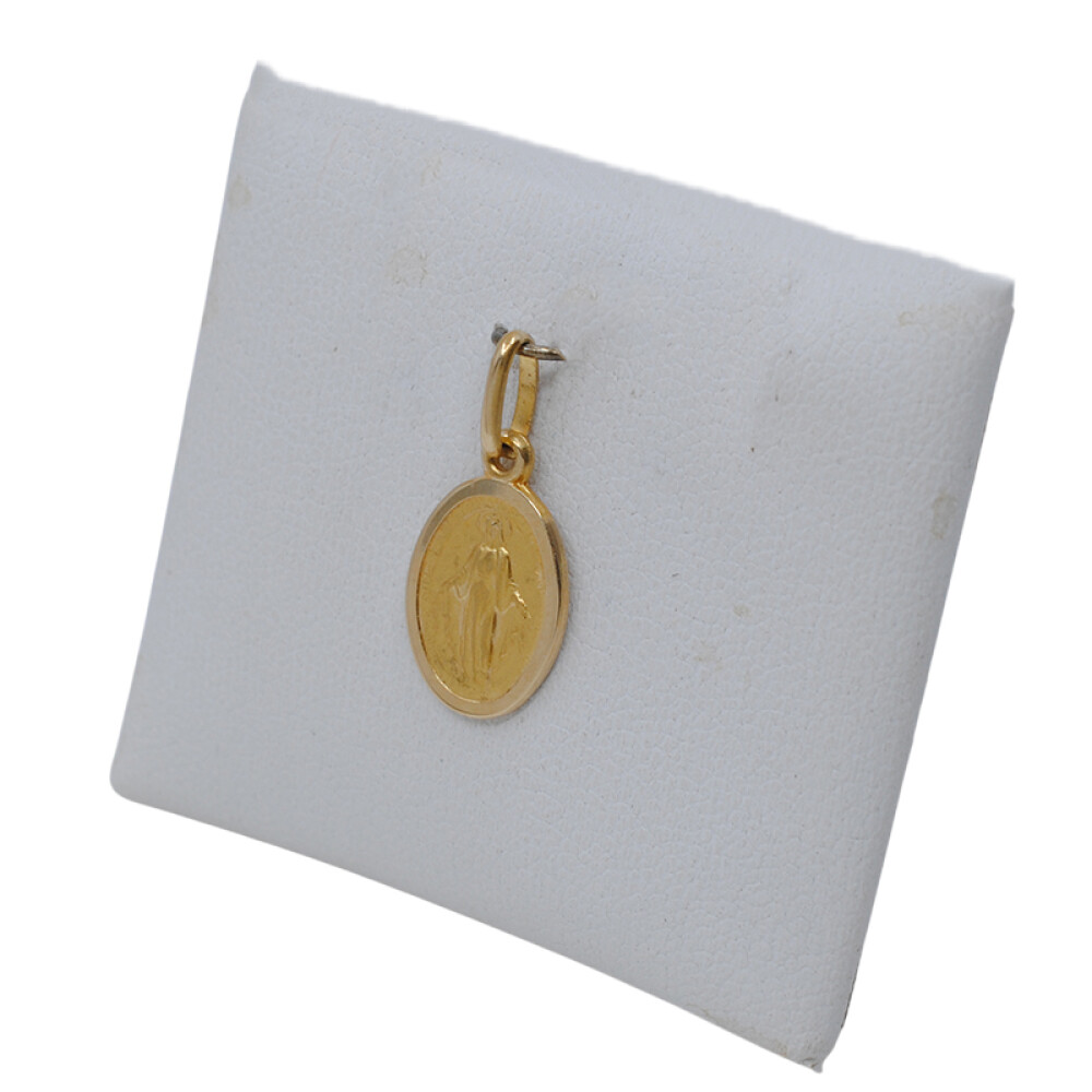 Medalla oro 18k Milagrosa 12mm x 8mm Medalla oro 18k Milagrosa 12mm x 8mm