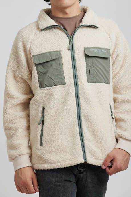 CAMPERA KEIRAN ( SHERPA ) DIXIE Beige