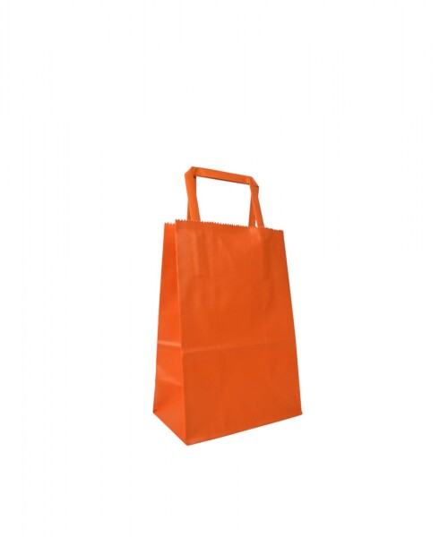 Bolsa lisa acuario 14x08x20 cm NARANJA