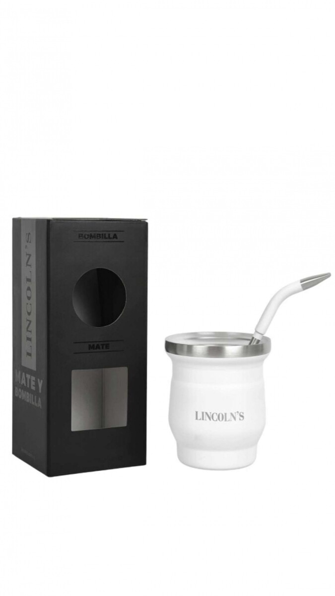 Kit Mate Y Bombilla - Blanco 