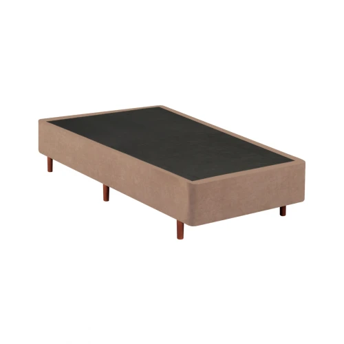 Base Sommier 1 Plaza - Mannes - Beige Base Sommier 1 Plaza - Mannes - Beige