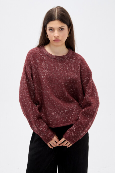 Sweater Ramin Bordeaux Melange
