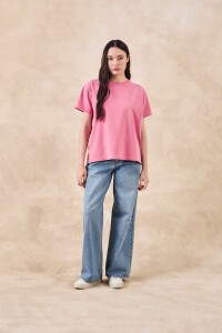Remeron Algodon Lavado Rosa