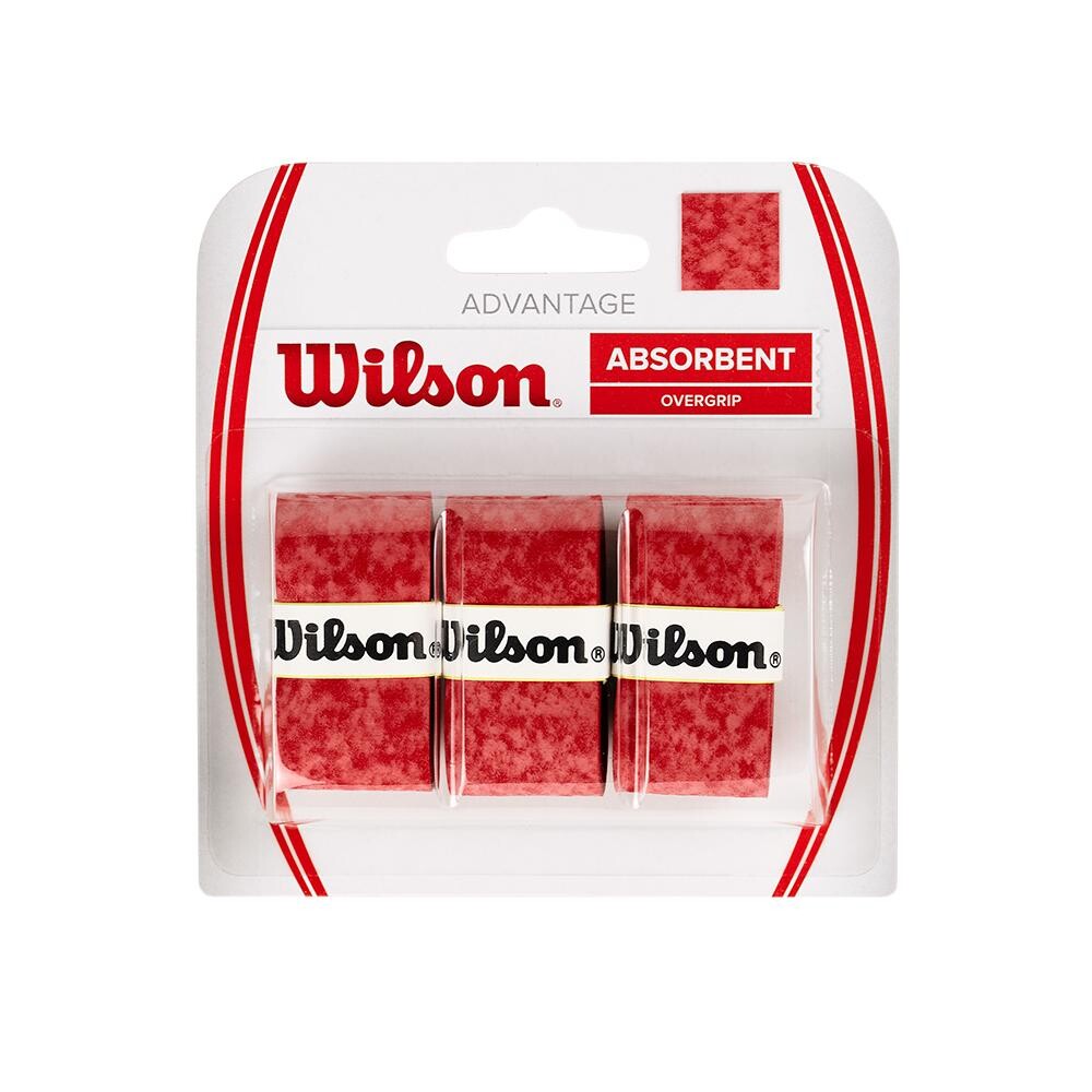 Overgrip Tenis Advantage Overgrip 3 Pack Unisex Red