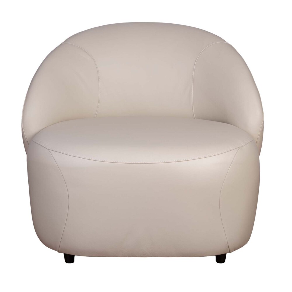 BUTACA 1 CUERPO CUERO-100-NATURAL ZOE