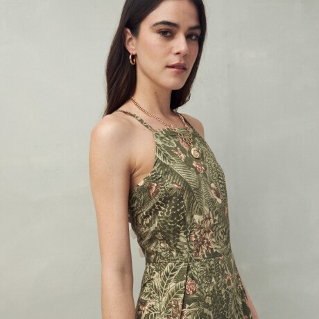 VESTIDO BAMBU Verde Oliva