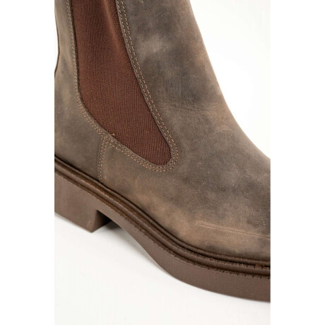 Bota Cuero Chocolate