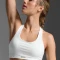 Aero Mesh Medium Impact Bra - Mujer White/silver Reflective