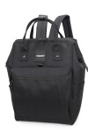 Mochila boca de pez multicierres Negro
