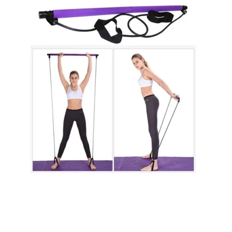 Barra con Elásticos para Yoga 94 cm 001