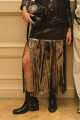 Pollera pasarela Negro peltre