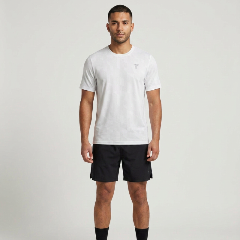 Remera de Hombre TIFFOSI Running Blanco
