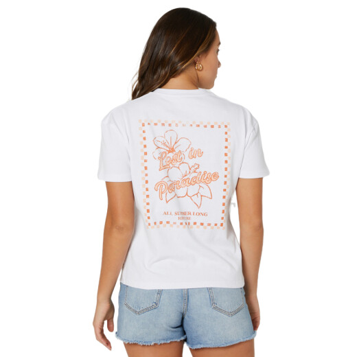 Remera Rip Curl Paradise Relaxed - Blanco Remera Rip Curl Paradise Relaxed - Blanco