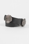 Cinturón detalles rosas negro