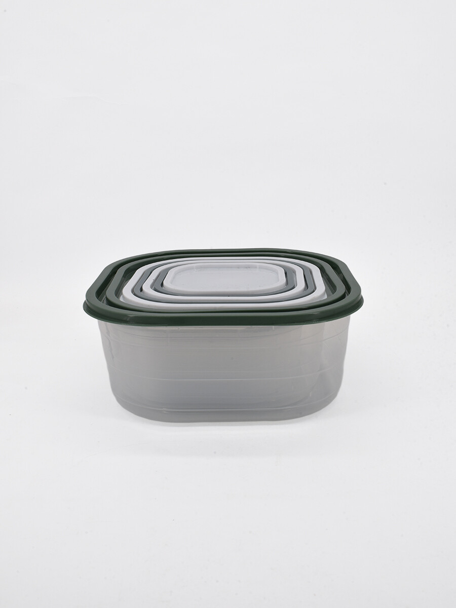 CONTENEDOR ALIMENTOS PACK X7 - MULTICOLOR. 