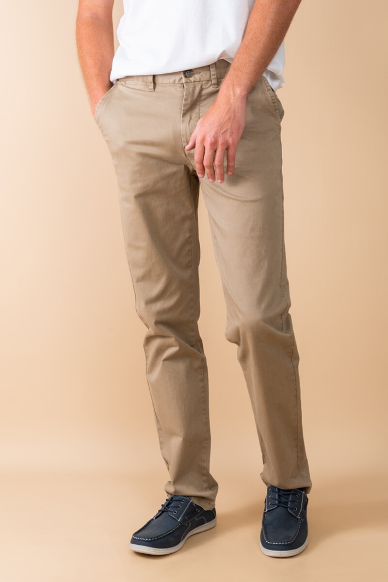 Pantalón chino Beige