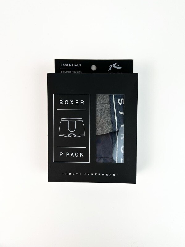 BOXER TREND RUSTY Gris Oscuro/navy