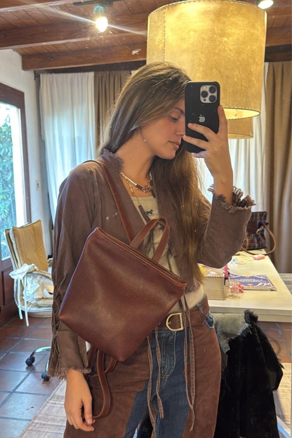 Heredada Backpack Caramel