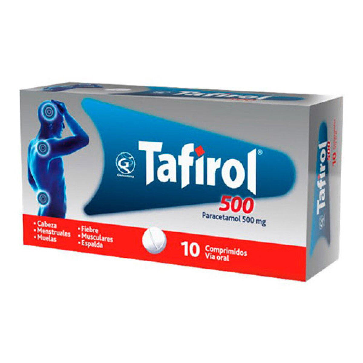Tafirol 500mg x 10 COM 