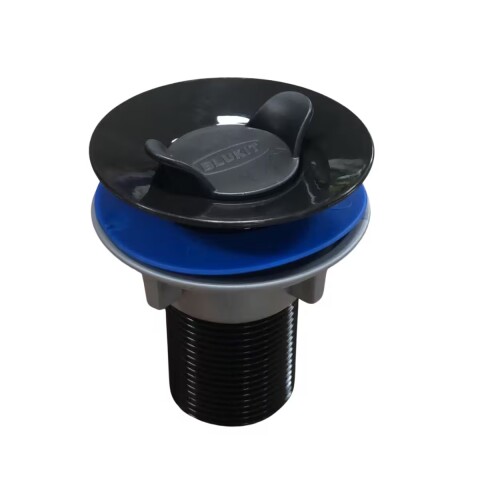 Válvula de lavatorio plástico negra 7/8 Blukit Válvula De Lavatorio Plástico Negra 7/8 Blukit
